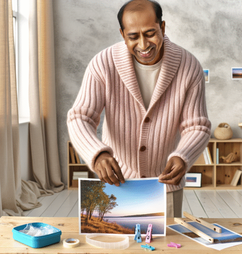 comment accrocher des photos au mur sans l'abimer