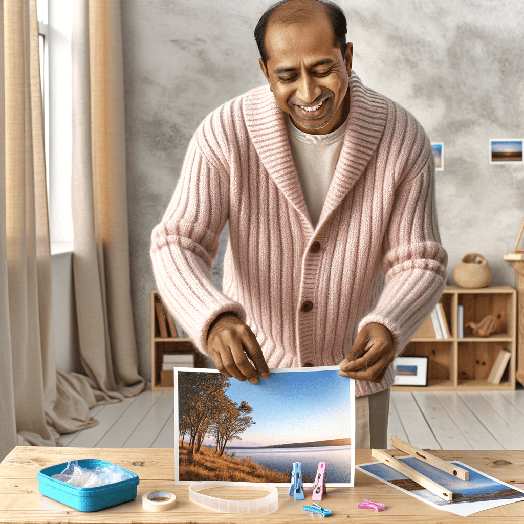 comment accrocher des photos au mur sans l'abimer