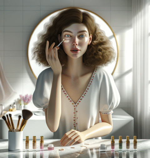 comment appliquer de l'anti cernes