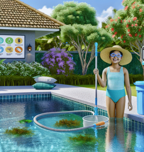 comment baisser le chlore dans une piscine