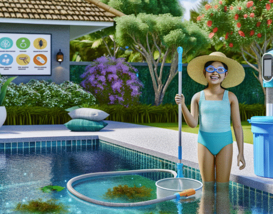 comment baisser le chlore dans une piscine