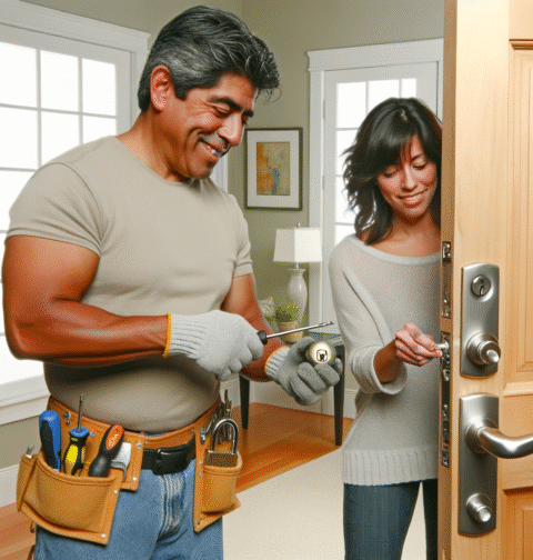 comment changer une serrure de porte d'entrée 3 points