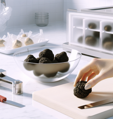 comment congeler des truffes