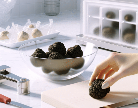 comment congeler des truffes