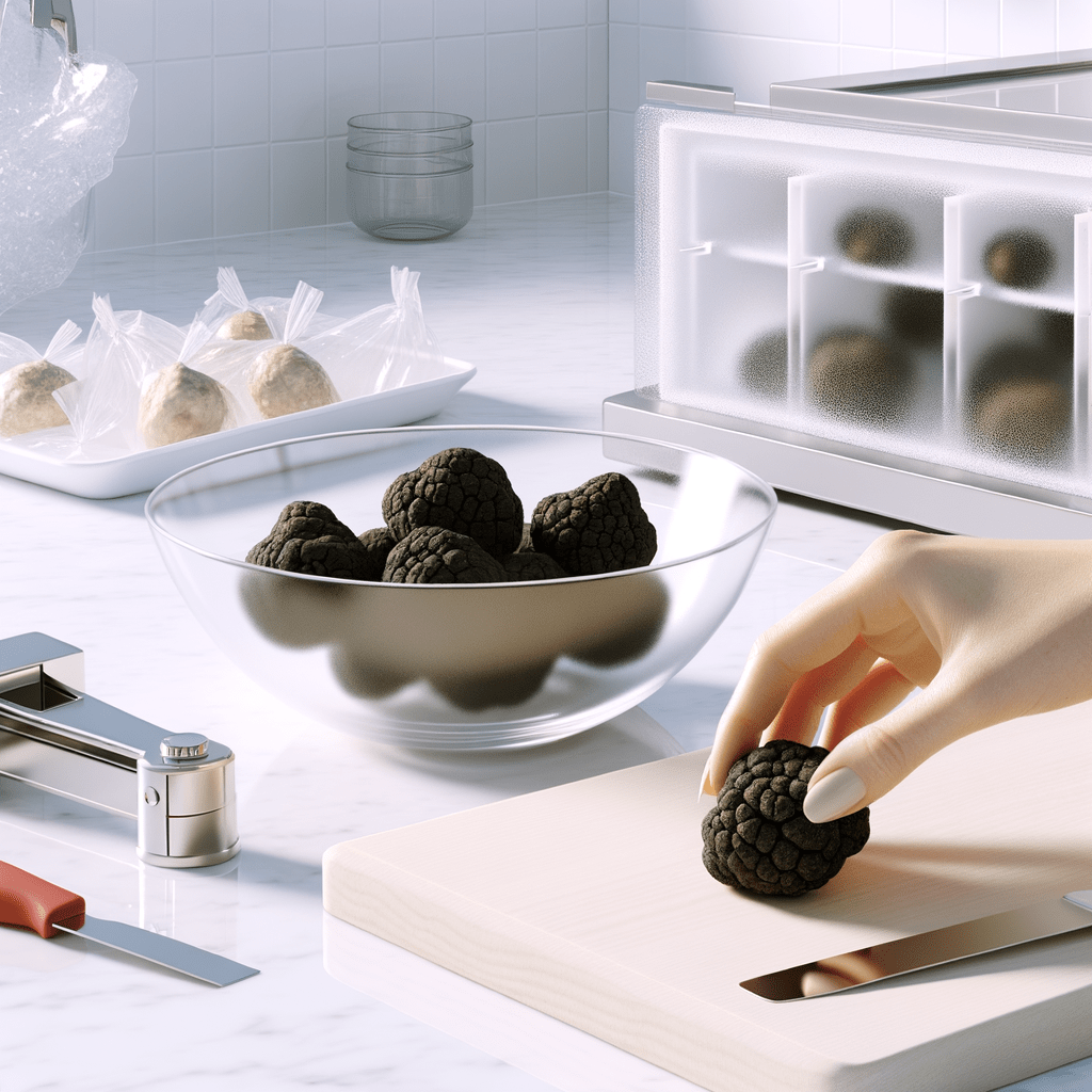 comment congeler des truffes