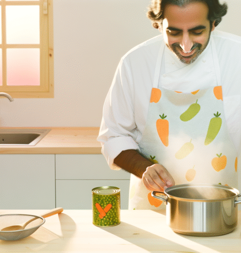 comment cuire des petit pois carotte en conserve