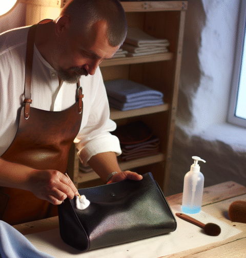 comment enlever du stylo sur un sac en cuir