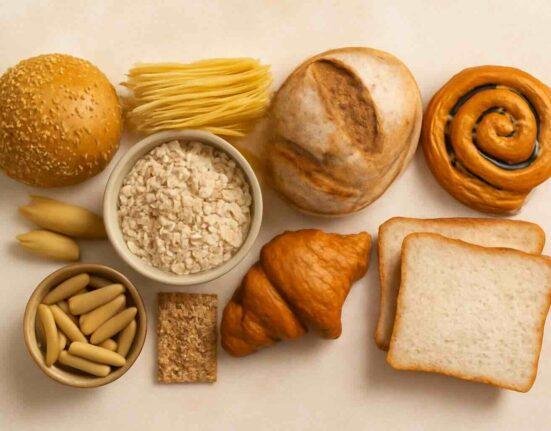 différents aliments qui ont du gluten