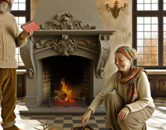 comment allumer un feu de cheminée