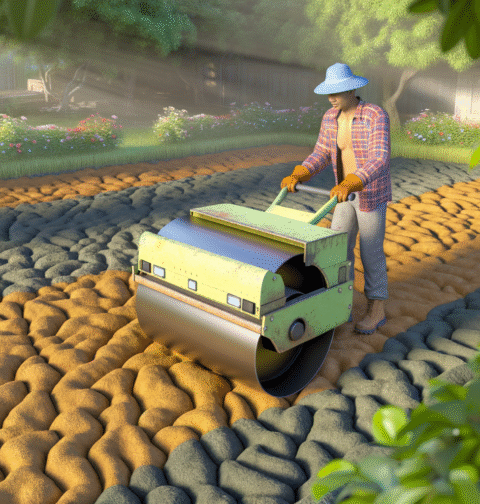 comment aplanir un terrain bosselé