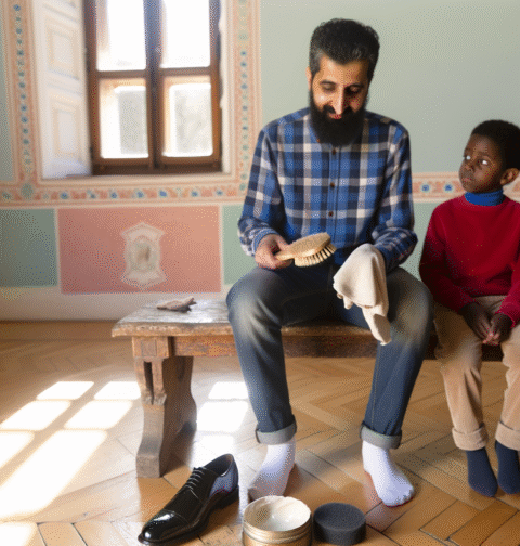 comment cirer des chaussures