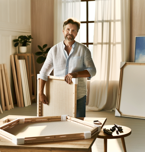 comment encadrer une toile