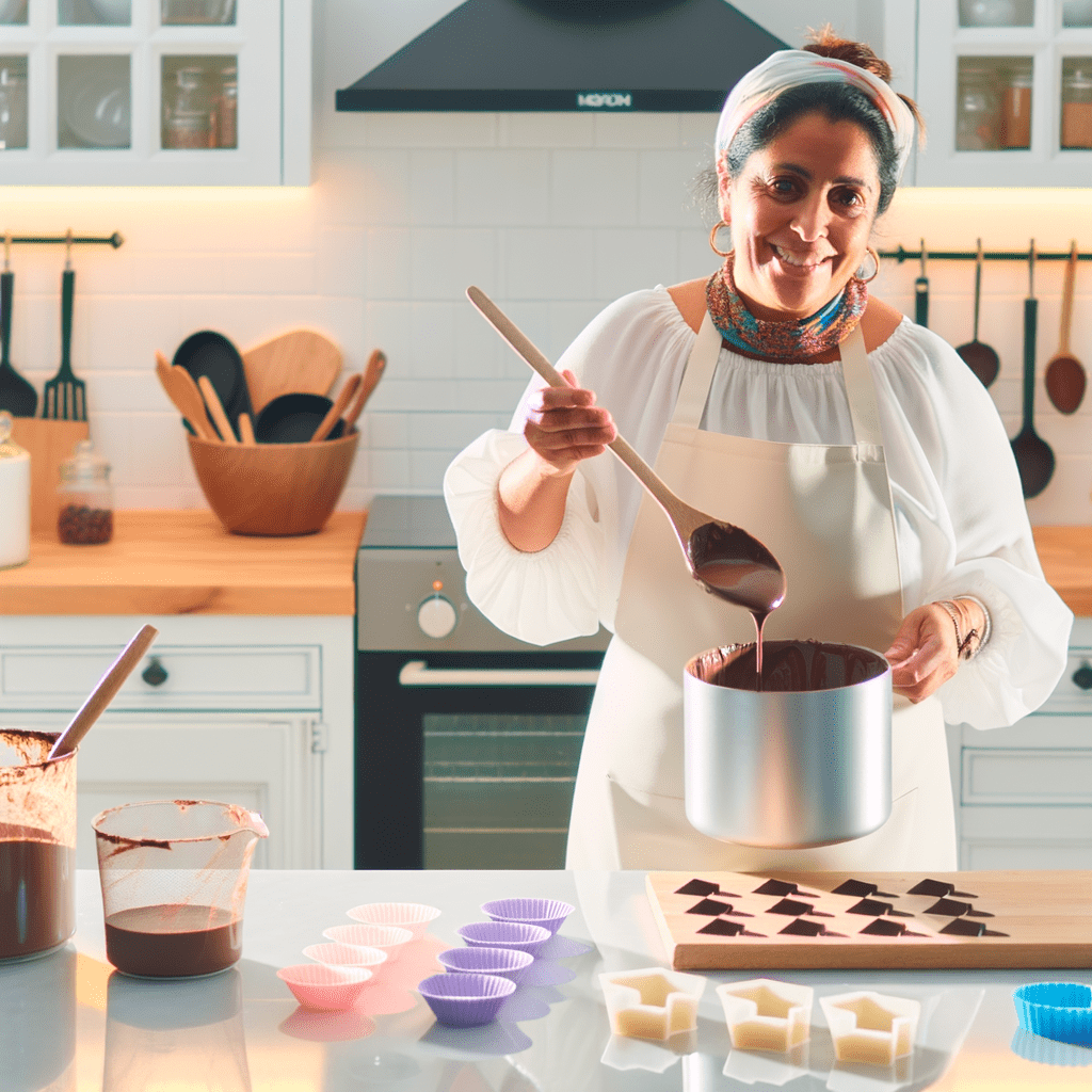 comment faire du chocolat dans des moules