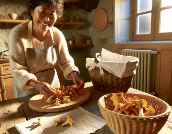 comment faire sécher les chanterelles