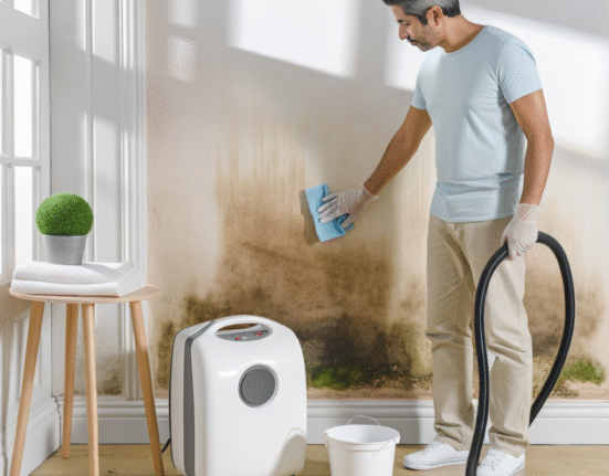 comment faire sécher un mur après fuite d'eau et moisissure