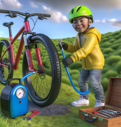 comment gonfler un pneu de vélo