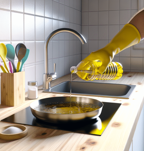 comment jeter de l'huile de friture