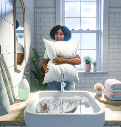 comment laver un oreiller