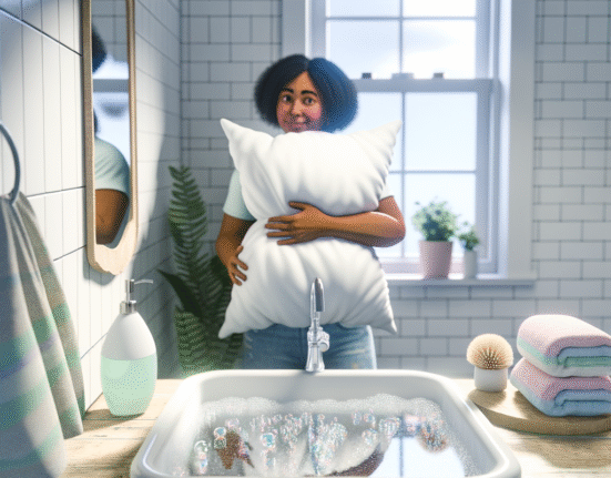 comment laver un oreiller