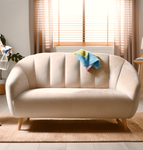 comment nettoyer canapé en velours