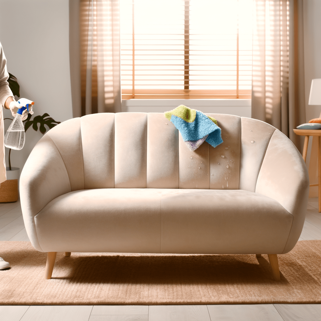 comment nettoyer canapé en velours