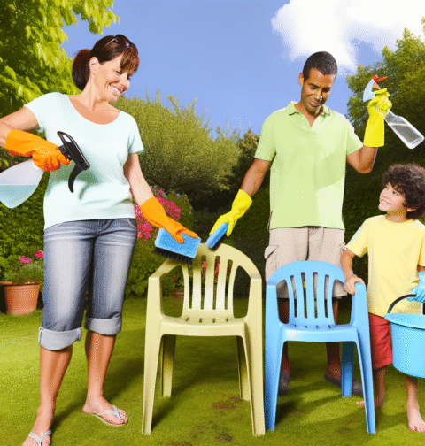 comment nettoyer des chaises de jardin en plastique