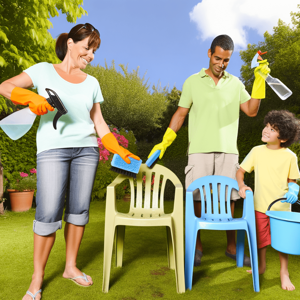 comment nettoyer des chaises de jardin en plastique
