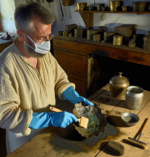 comment nettoyer l'étain très sale