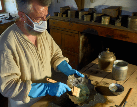 comment nettoyer l'étain très sale